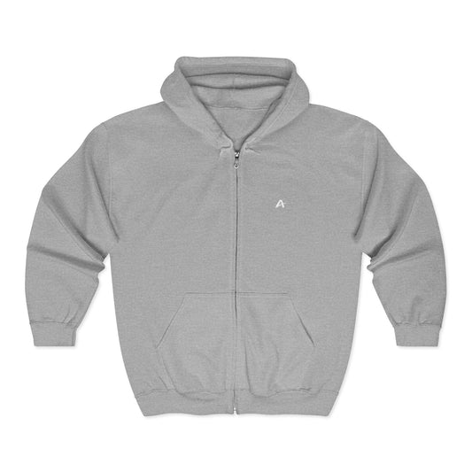 Auress Unisex Full-Zip Hooded Sweatshirt